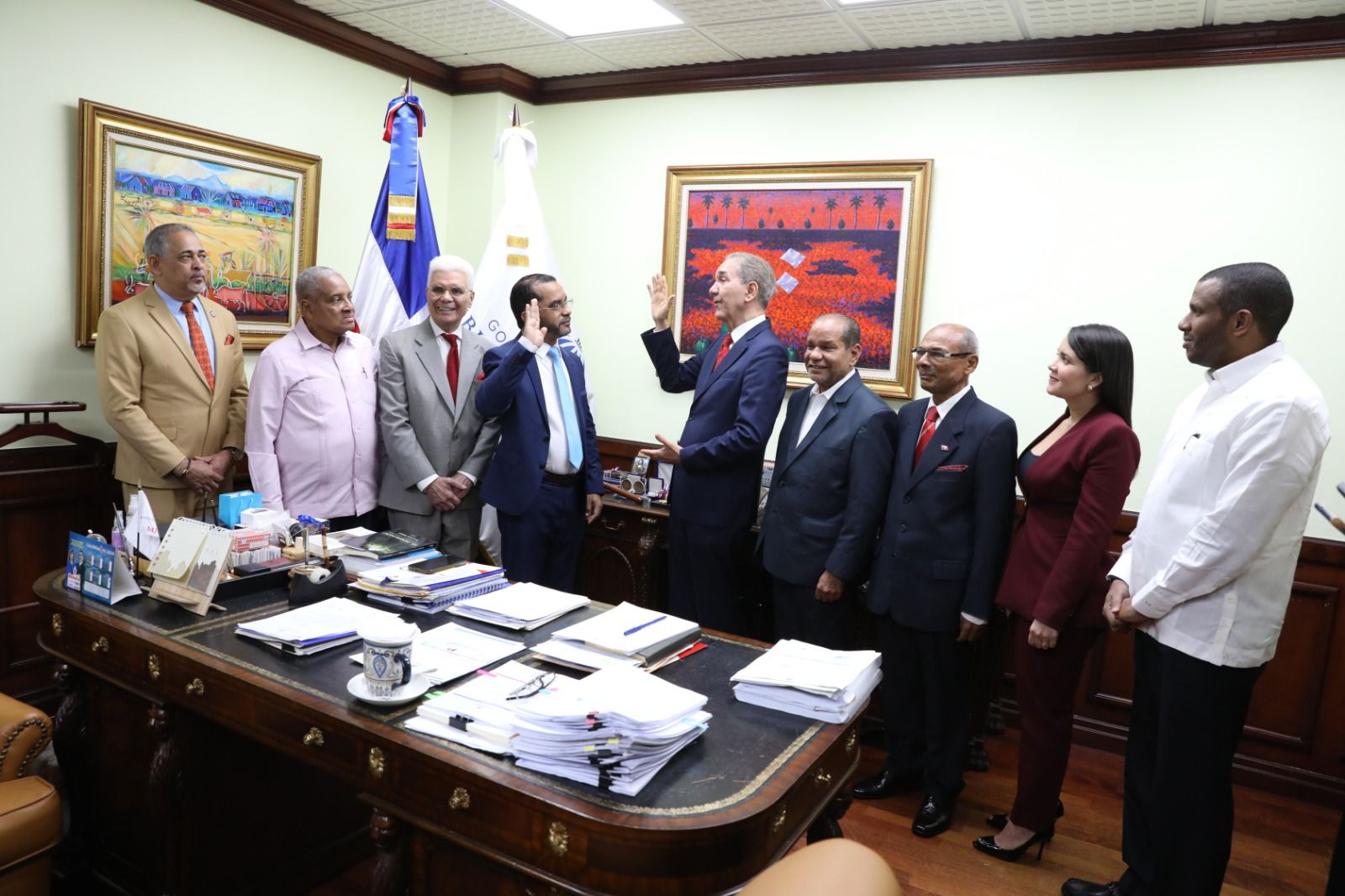 Ministro Franklin García Fermín juramenta a Jimmy Rosario Bernard como nuevo rector del ITLA